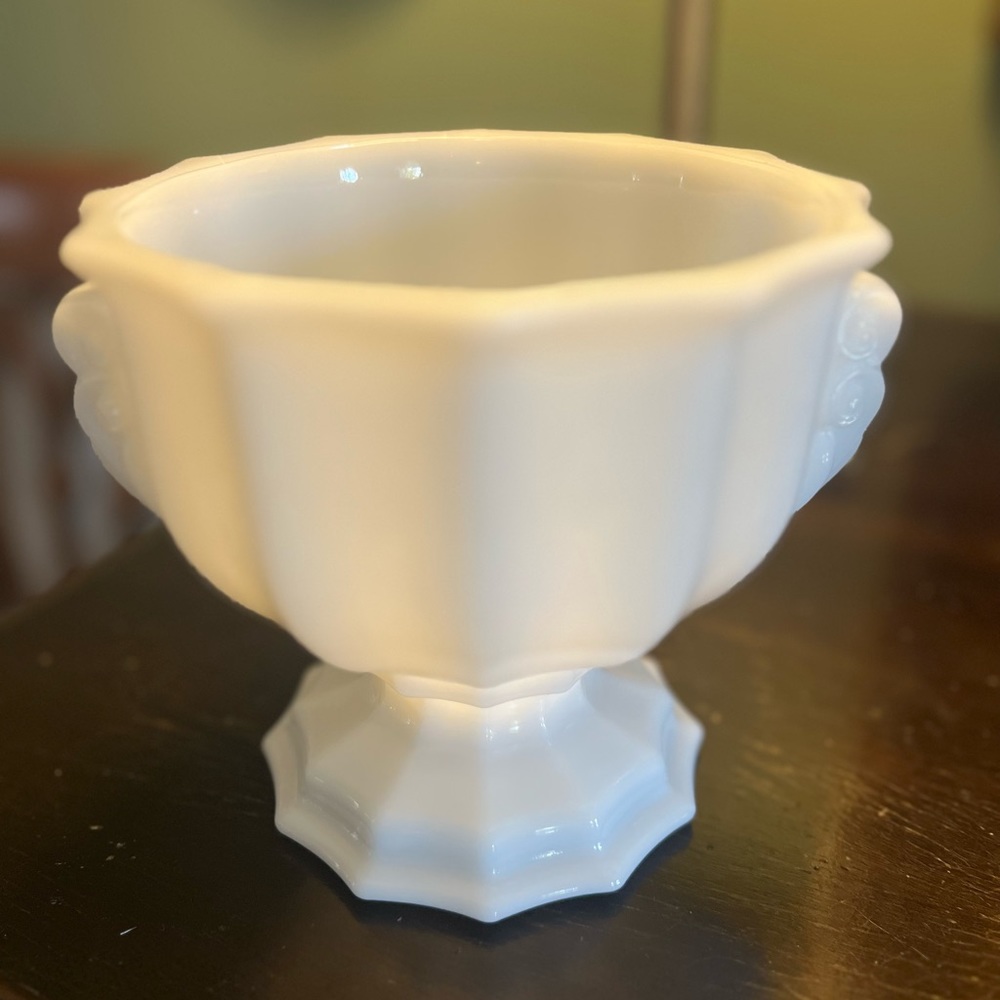 E.O. Brody milk glass small bowl J-2537